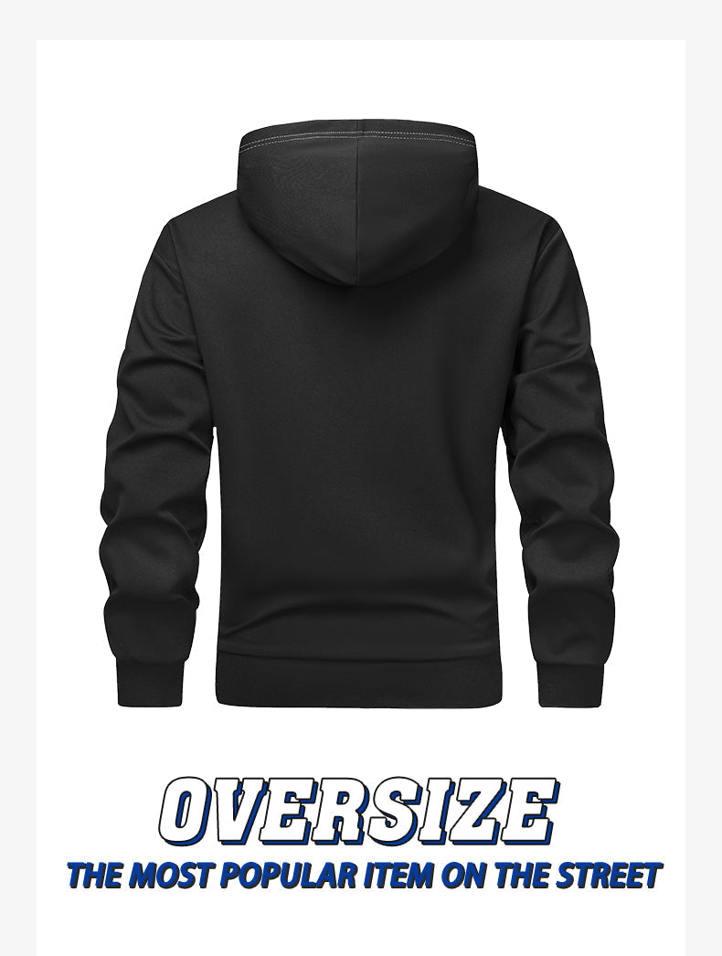 Casual Sporty Versatile Hooded Cardigan Composite Fashion Long Sleeve Sweatshirt Jacket