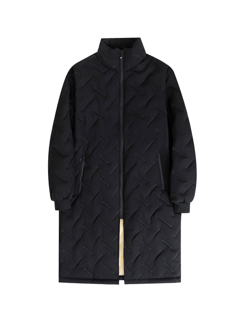 Bestselling Men's Medium-Length Cotton Jacket with Ultrasonic Printing