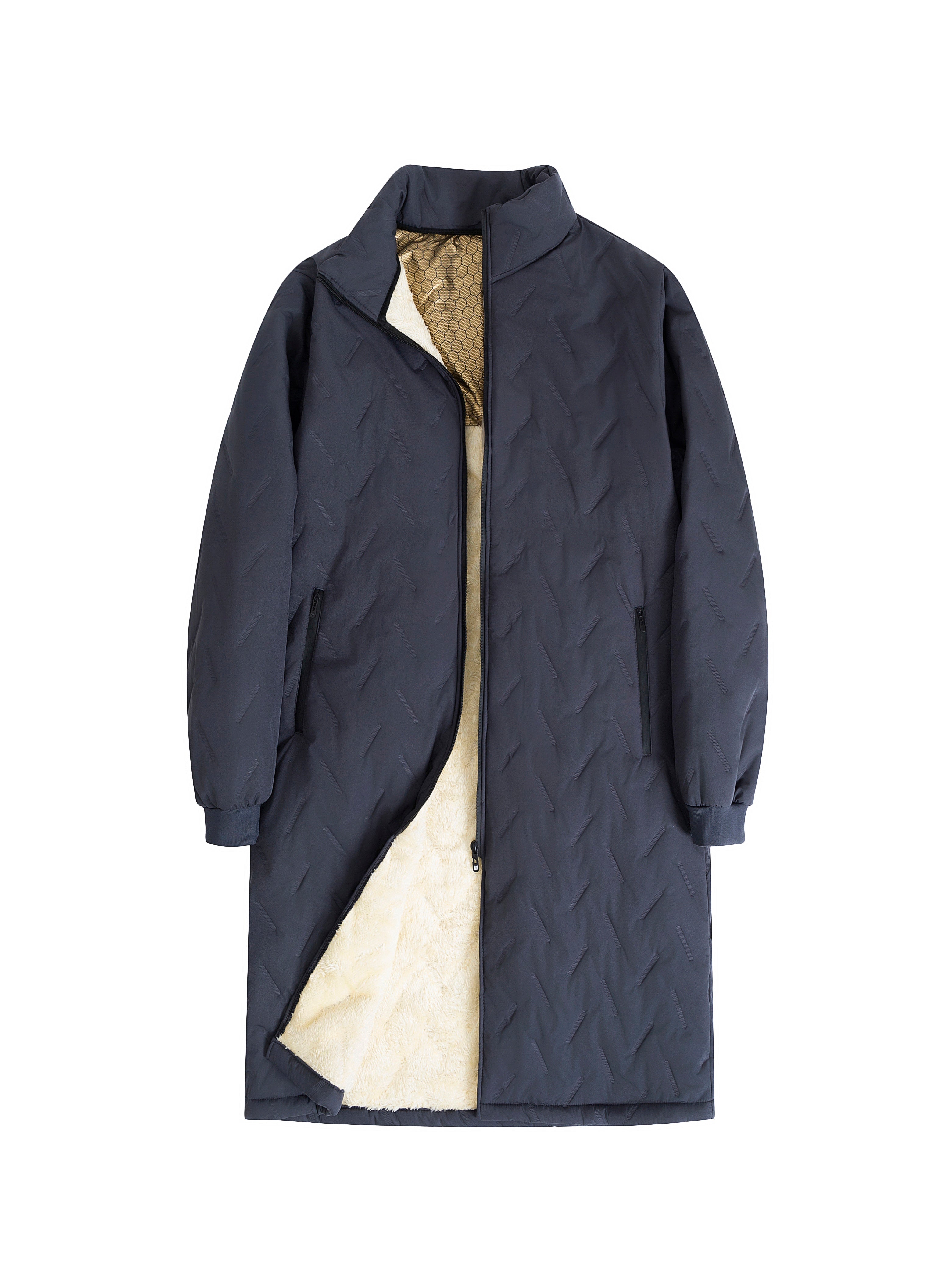 Bestselling Men's Medium-Length Cotton Jacket with Ultrasonic Printing