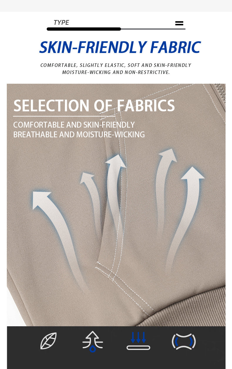 Casual Sporty Versatile Hooded Cardigan Composite Fashion Long Sleeve Sweatshirt Jacket